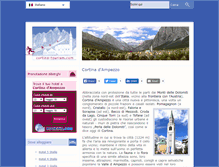 Tablet Screenshot of cortina-tourism.com